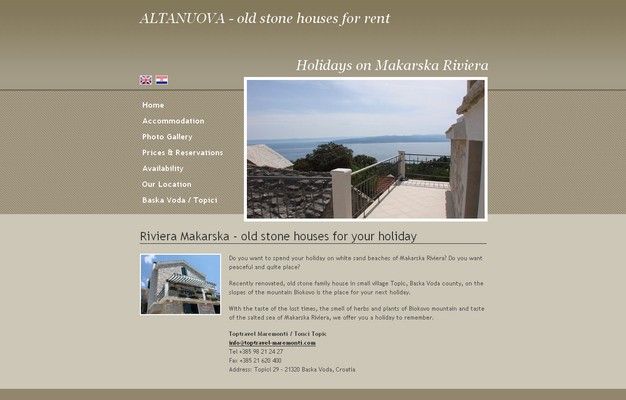 ALTANUOVA - old stone houses for rent